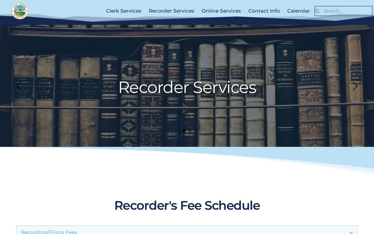 El Centro public records Imperial Clerk Recorder services page